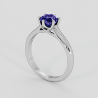 1.43 Ct. Color Change Sapphire Ring, 18K White Gold 2