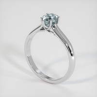 1.36 Ct. Sapphire Ring, 18K White Gold 2
