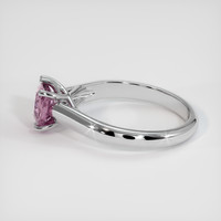 0.99 Ct. Sapphire Ring, 18K White Gold 4
