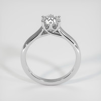 1.55 Ct. White Sapphire Ring, 18K White Gold 3