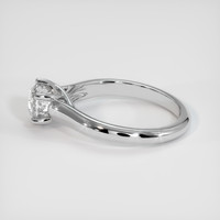 1.55 Ct. White Sapphire Ring, 18K White Gold 4