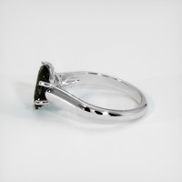 2.61 Ct. Sapphire Ring, 18K White Gold 4