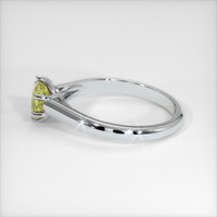 0.93 Ct. Sapphire Ring, 18K White Gold 4