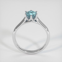 1.18 Ct. Sapphire Ring, 18K White Gold 3