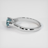 1.18 Ct. Sapphire Ring, 18K White Gold 4