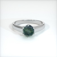 1.71 Ct. Sapphire Ring, 18K White Gold 1