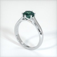 1.71 Ct. Sapphire Ring, 18K White Gold 2
