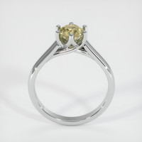 0.78 Ct. Sapphire Ring, 18K White Gold 3