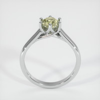 0.79 Ct. Sapphire Ring, 18K White Gold 3