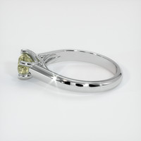 0.79 Ct. Sapphire Ring, 18K White Gold 4