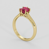 1.56 Ct. Pink Spinel Ring, 10K Yellow Gold 2