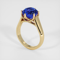 5.34 Ct. Blue Sapphire Ring, 14K Yellow Gold 2