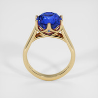 5.34 Ct. Blue Sapphire Ring, 14K Yellow Gold 3