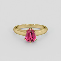 1.56 Ct. Pink Spinel Ring, 14K Yellow Gold 1