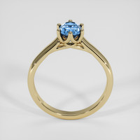 1.17 Ct. Blue Sapphire Ring, 14K Yellow Gold 3
