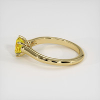 0.96 Ct. Yellow Sapphire Ring, 14K Yellow Gold 4