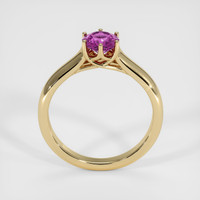 0.56 Ct. Sapphire Ring, 14K Yellow Gold 3