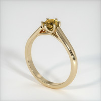 0.68 Ct. Sapphire Ring, 14K Yellow Gold 2