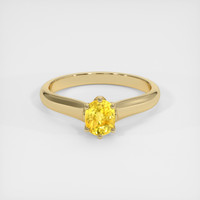 1.55 Ct. Sapphire Ring, 14K Yellow Gold 1