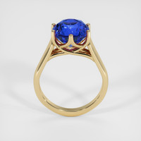 5.34 Ct. Blue Sapphire Ring, 18K Yellow Gold 3
