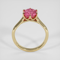 2.66 Ct. Pink Tourmaline Ring, 18K Yellow Gold 3