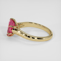 2.66 Ct. Pink Tourmaline Ring, 18K Yellow Gold 4