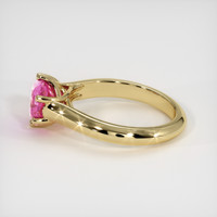 1.67 Ct. Pink Sapphire Ring, 18K Yellow Gold 4