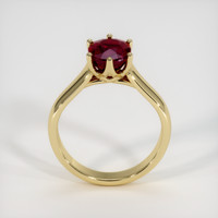 2.50 Ct. Ruby Ring, 18K Yellow Gold 3