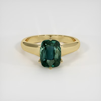 3.05 Ct. Sapphire Ring, 18K Yellow Gold 1