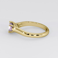 1.45 Ct. Purple Sapphire Ring, 18K Yellow Gold 4
