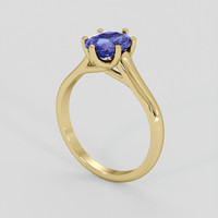 2.65 Ct. Color Change Sapphire Ring, 18K Yellow Gold 2