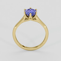 2.65 Ct. Color Change Sapphire Ring, 18K Yellow Gold 3