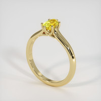0.96 Ct. Sapphire Ring, 18K Yellow Gold 2