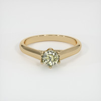 0.79 Ct. Yellow Sapphire Ring, 18K Yellow Gold 1