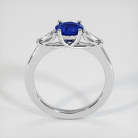 1.12 Ct. Blue Sapphire Ring, Platinum 950 3