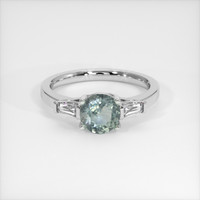 0.89 Ct. Sapphire Ring, Platinum 950 1