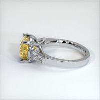 3.00 Ct. Yellow Sapphire Ring, Platinum 950 4