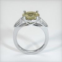2.77 Ct. Yellow Sapphire Ring, 10K White Gold 3
