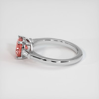 1.67 Ct. Sapphire Ring, 18K White Gold 4
