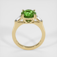 4.01 Ct. Green Sapphire Ring, 14K Yellow Gold 3