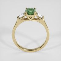 1.06 Ct. Bluish Green Sapphire Ring, 14K Yellow Gold 3