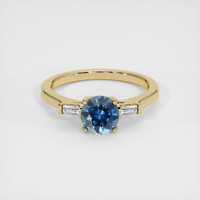 1.29 Ct. Sapphire Ring, 18K Yellow Gold 1