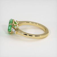 1.67 Ct. Emerald Ring, 18K Yellow Gold 4