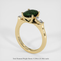 2.01 Ct. Sapphire Ring, 18K Yellow Gold 2