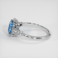 1.80 Ct. Sapphire Ring, Platinum 950 4