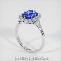 3.02 Ct. Sapphire Ring, Platinum 950 2