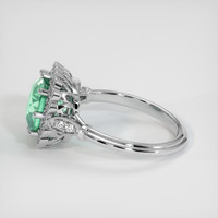 2.18 Ct. Emerald Ring, Platinum 950 4