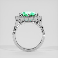 6.14 Ct. Emerald Ring, Platinum 950 3