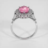 2.90 Ct. Pink Tourmaline Ring, Platinum 950 3