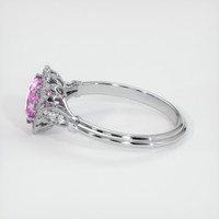 1.09 Ct. Pink Sapphire Ring, Platinum 950 4